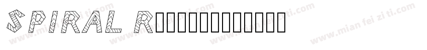 SPIRAL Regular字体转换